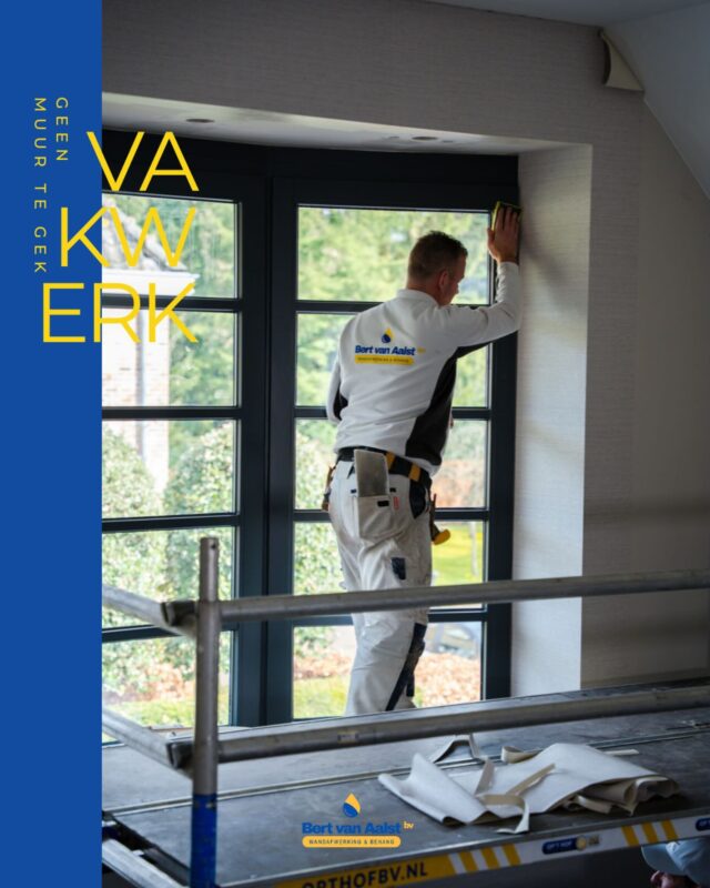 Een strak eindresultaat begint hier.

Bij Bert van Aalst BV draait alles om precisie, vakmanschap en aandacht voor detail.
Dat zie je niet alleen terug in het eindresultaat, maar vooral tijdens het werk.

Onze mensen staan iedere dag op locatie om wandafwerking uit te voeren zoals het hoort:
✔️ Strak
✔️ Zorgvuldig
✔️ En met oog voor het totaalplaatje

Van renovlies tot luxe wandbekleding — het komt aan op doen.

En dat is precies waar we goed in zijn.🤝

#wandafwerking #vakmanschap #interieurproject #bvawww