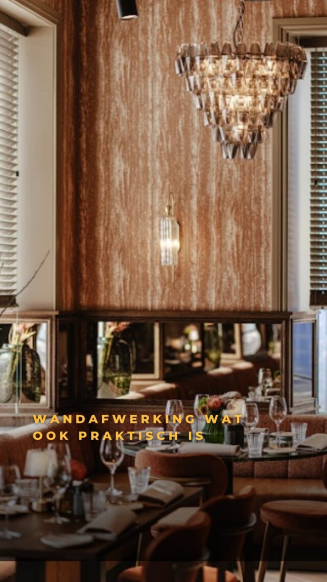 In hotels, restaurants of kantoren moet een wand tegen een stootje kunnen. Dagelijks gebruik vraagt om afwerking die niet alleen mooi oogt, maar ook praktisch is. Slijtvast, eenvoudig te reinigen (afneembaar) en passend bij de stijl van het interieur.

Wij laten zien hoe wandafwerking niet alleen prachtig is, maar ook praktisch. De perfecte combinatie tussen sfeer en functionaliteit.

Wil je jouw ruimte klaarstomen voor het nieuwe seizoen? We denken graag mee over de juiste afwerking.

#bvawww